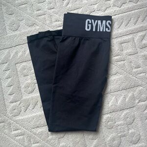 Gymshark women’s black seamless high waisted leggings